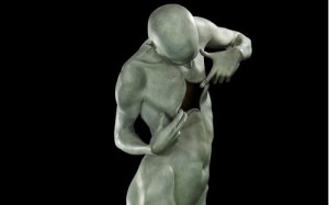 "Introspection" - bronze statue by Frank Somma (2004) 