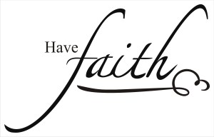 The term "faith" has very little to do with God in our contemporary world.  