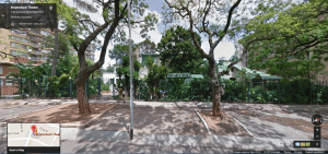 A street view of the Moonbox Theater, annexed to the bigger Breytenbach Theater in Sunnyside, Pretoria  